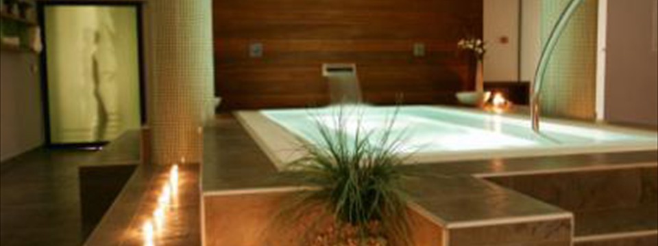 a romantic spa at home